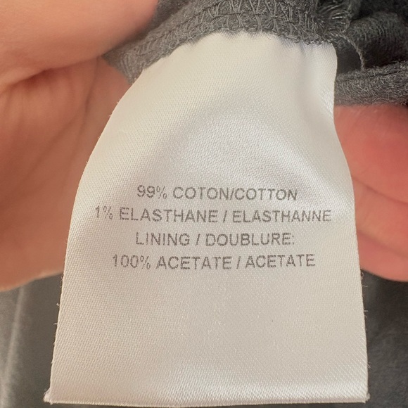 JUDITH & CHARLES Grey Pleated Straight Leg Trousers High Rise Womens 10 Career - Picture 8 of 8